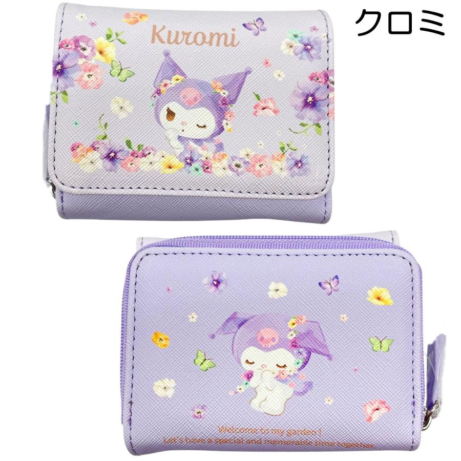SANRIO© Floral 3 Fold Wallet (Japan Edition)