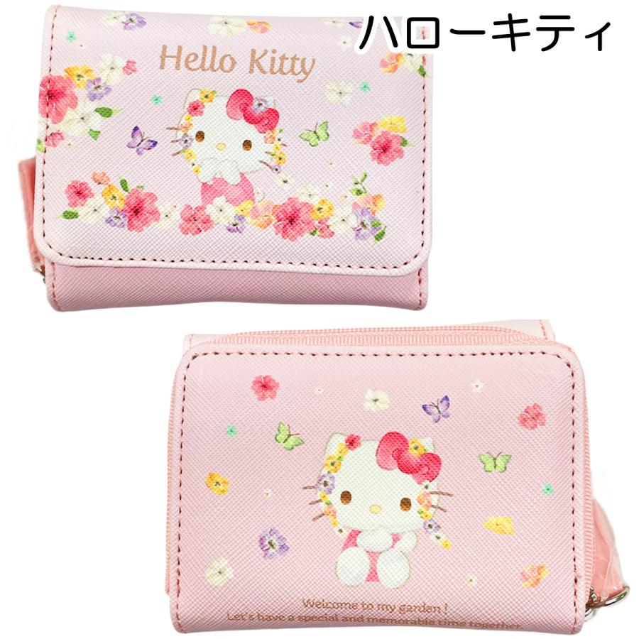 SANRIO© Floral 3 Fold Wallet (Japan Edition)