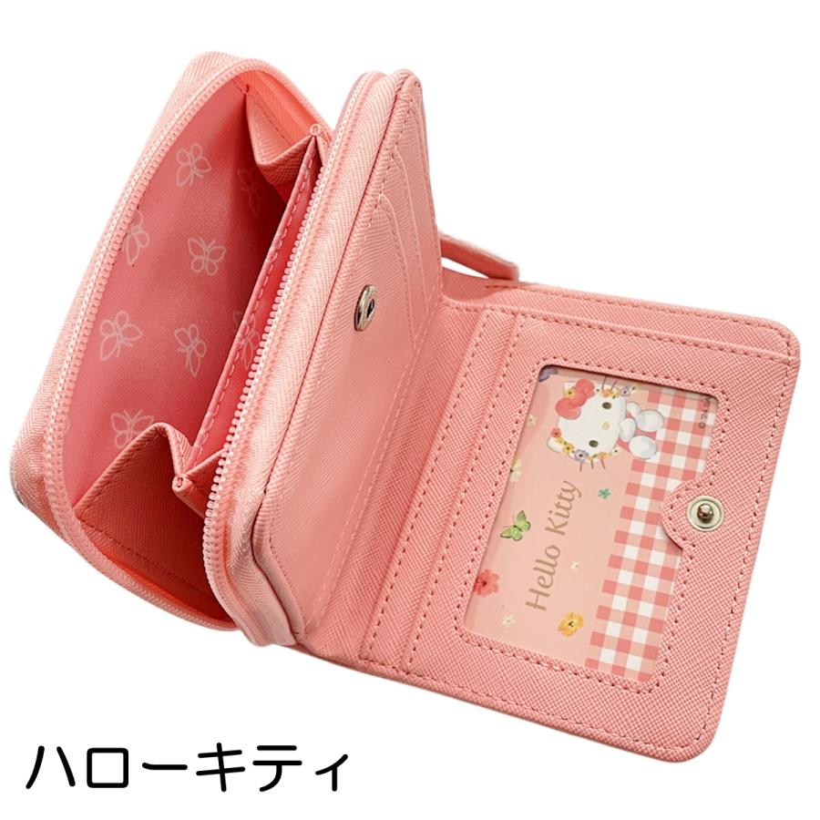 SANRIO© Floral Wallet with Zip (Japan Edition)