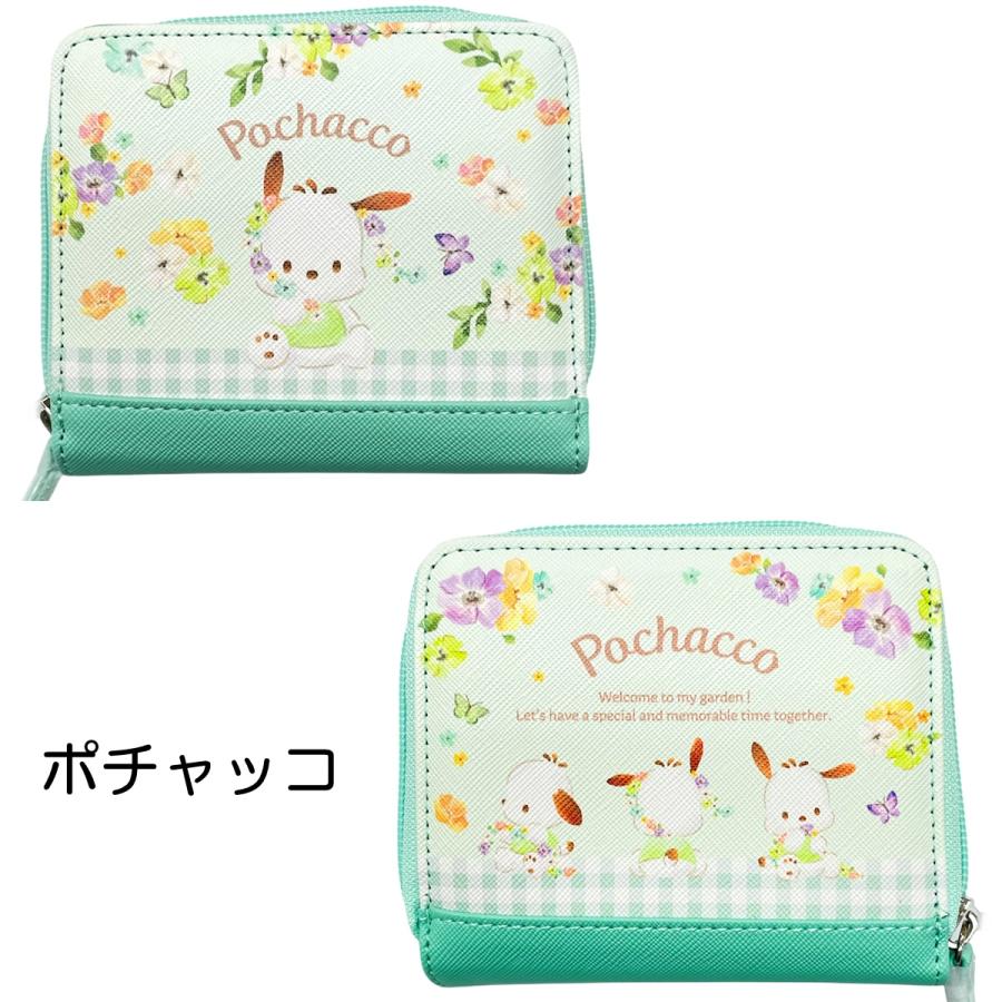 SANRIO© Floral Wallet with Zip (Japan Edition)