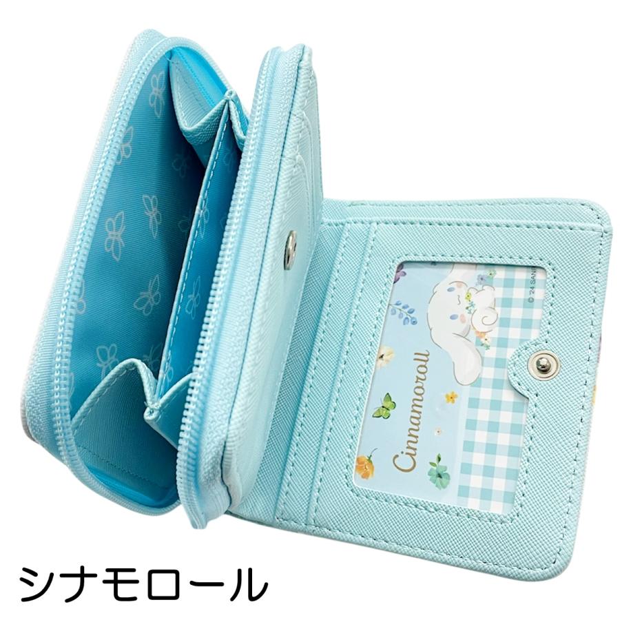 SANRIO© Floral Wallet with Zip (Japan Edition)