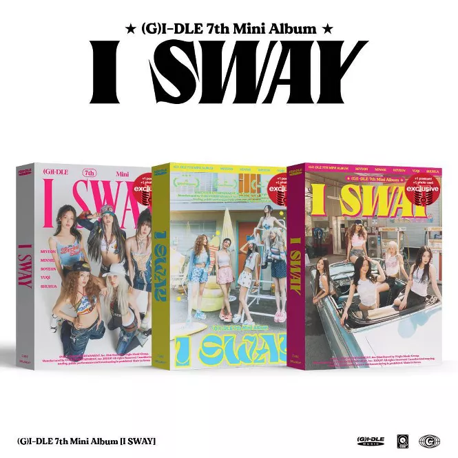 (G)I-DLE CD ⑦ G)I-DLE 7TH MINI ALBUM - I SWAY