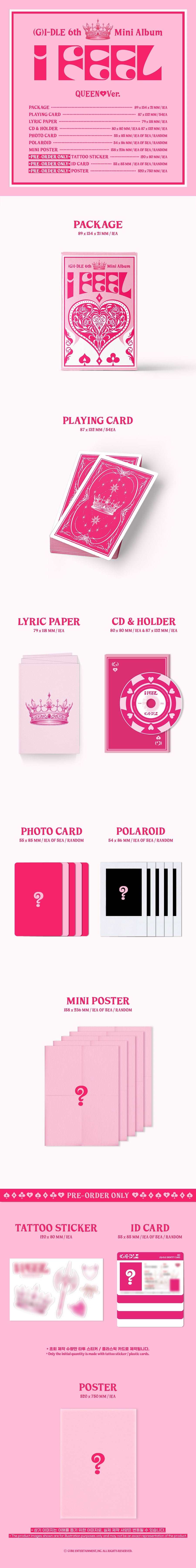 (G)I-DLE Mini Album Vol. 6 - I feel