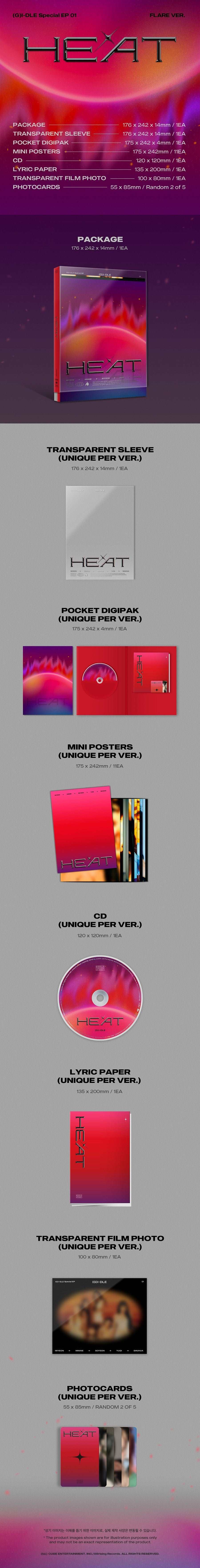 (G)I-DLE Special Album - HEAT