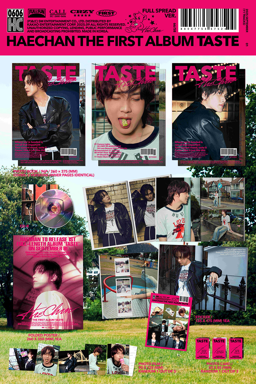 HAECHAN 1ST ALBUM - TASTE (FULL SPREAD VER.)