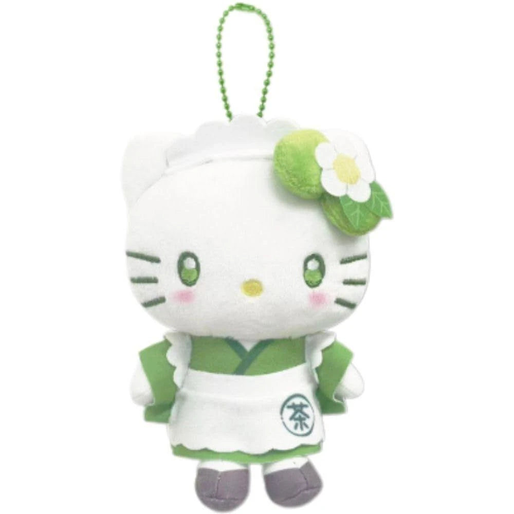 SANRIO Authentic Hello Kitty Green Tea Hanging Plush