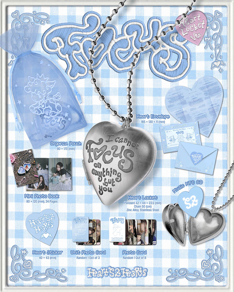 HEARTS2HEARTS 1ST MINI ALBUM - FOCUS (HEART LOCKET VER)