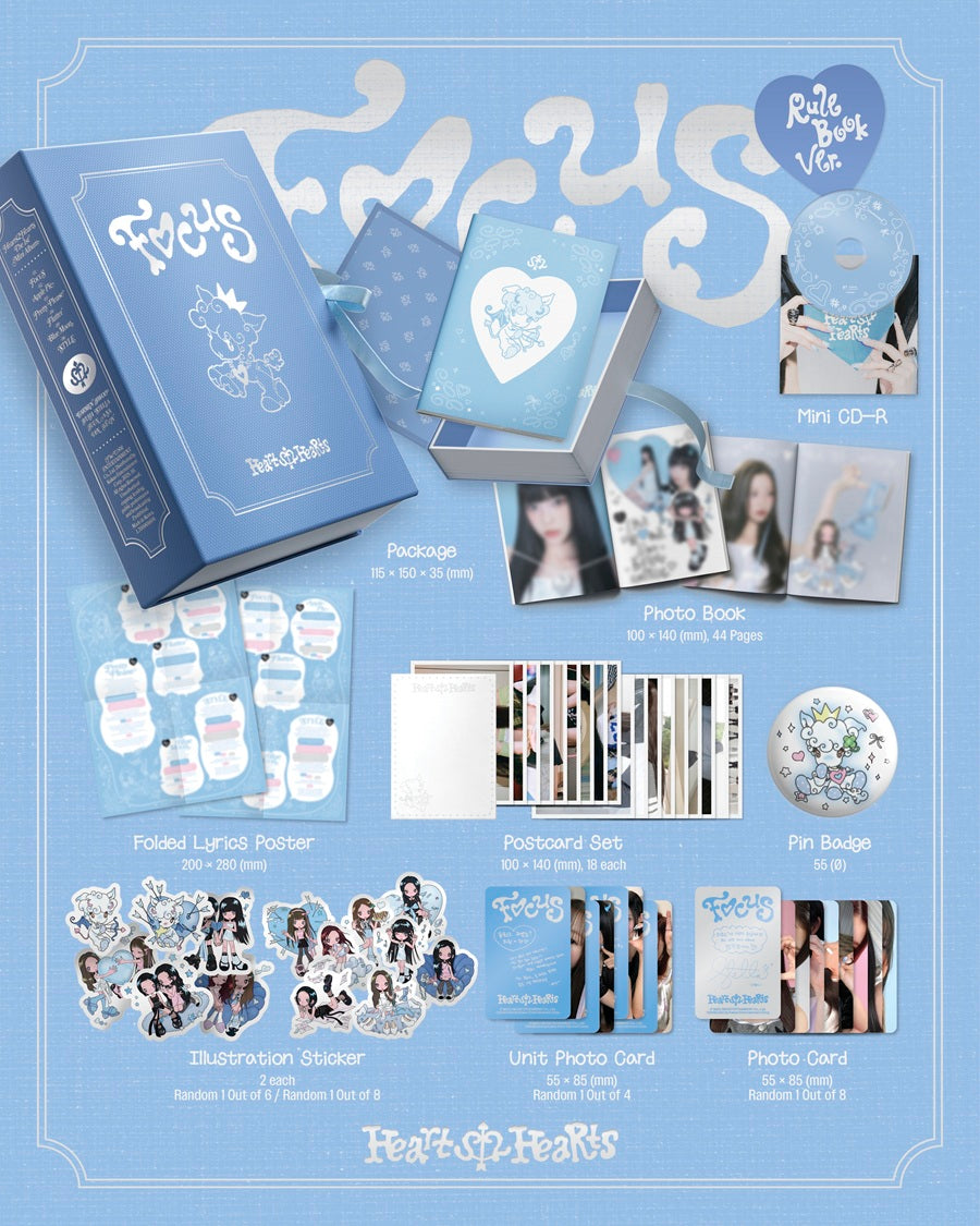 HEARTS2HEARTS 1ST MINI ALBUM - FOCUS (RULE BOOK VER.)