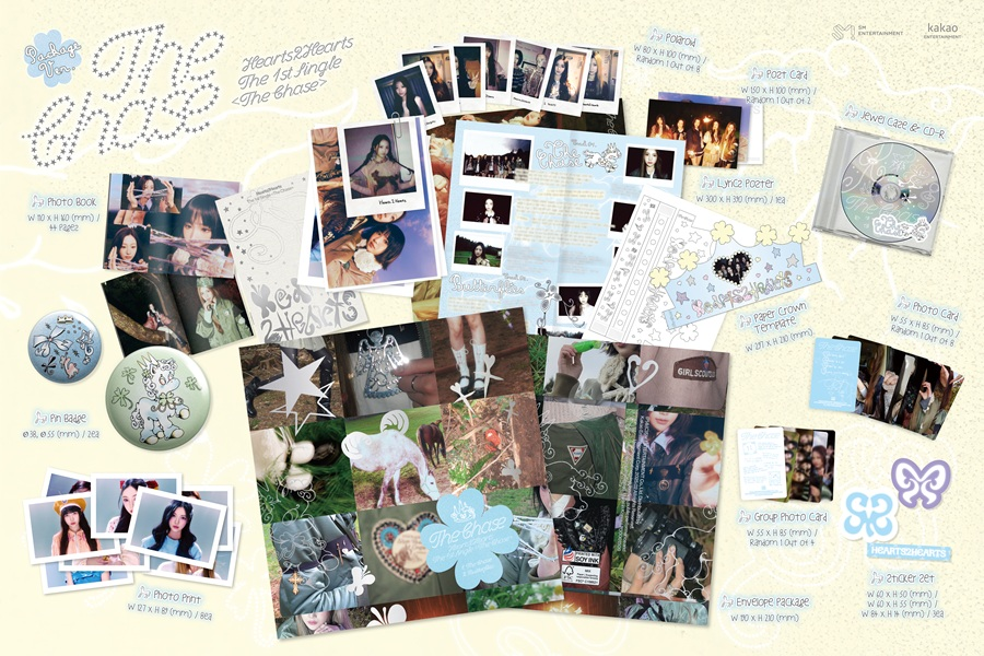 HEARTS2HEARTS 1ST SINGLE - THE CHASE (PACKAGE VER.)