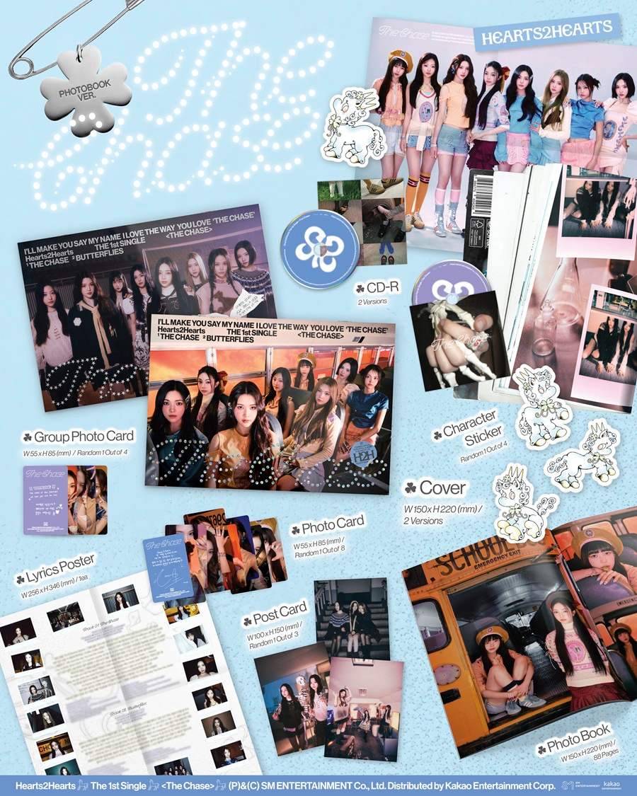 HEARTS2HEARTS 1ST SINGLE - THE CHASE (PHOTOBOOK VERSION)