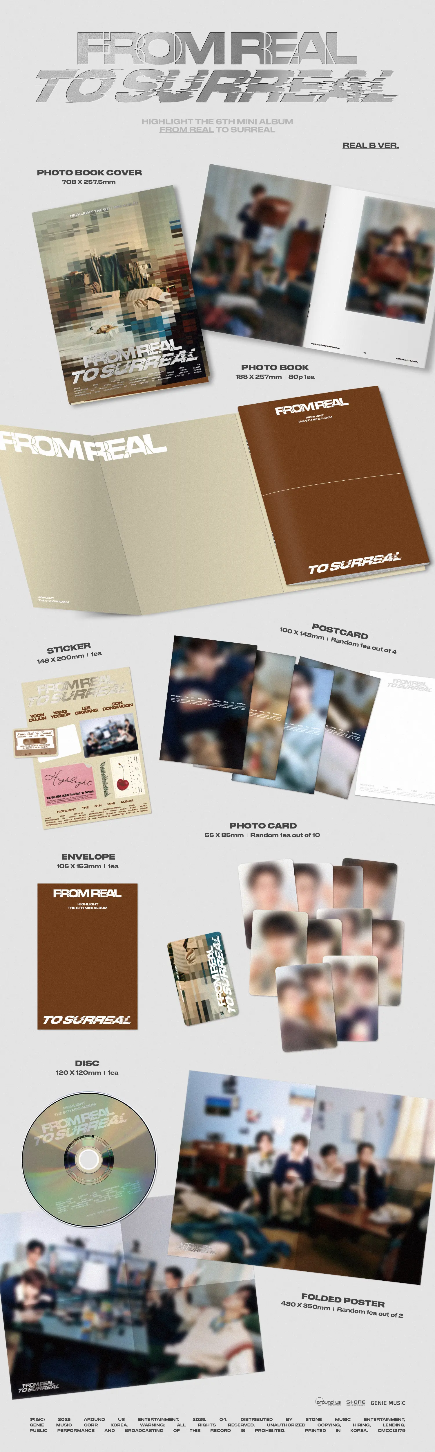 HIGHLIGHT THE 6TH MINI ALBUM - FROM REAL TO SURREAL