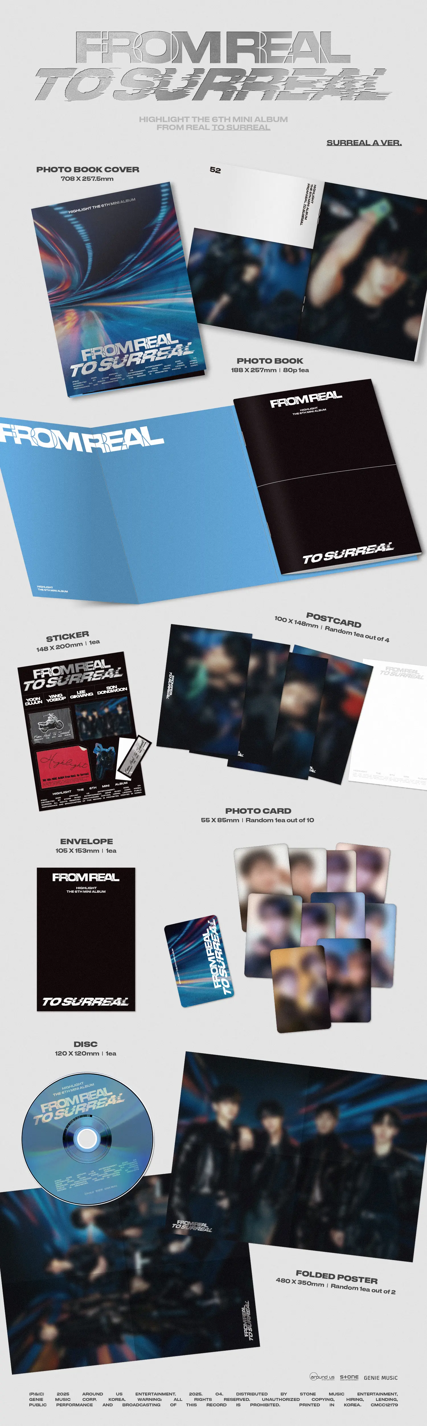 HIGHLIGHT THE 6TH MINI ALBUM - FROM REAL TO SURREAL