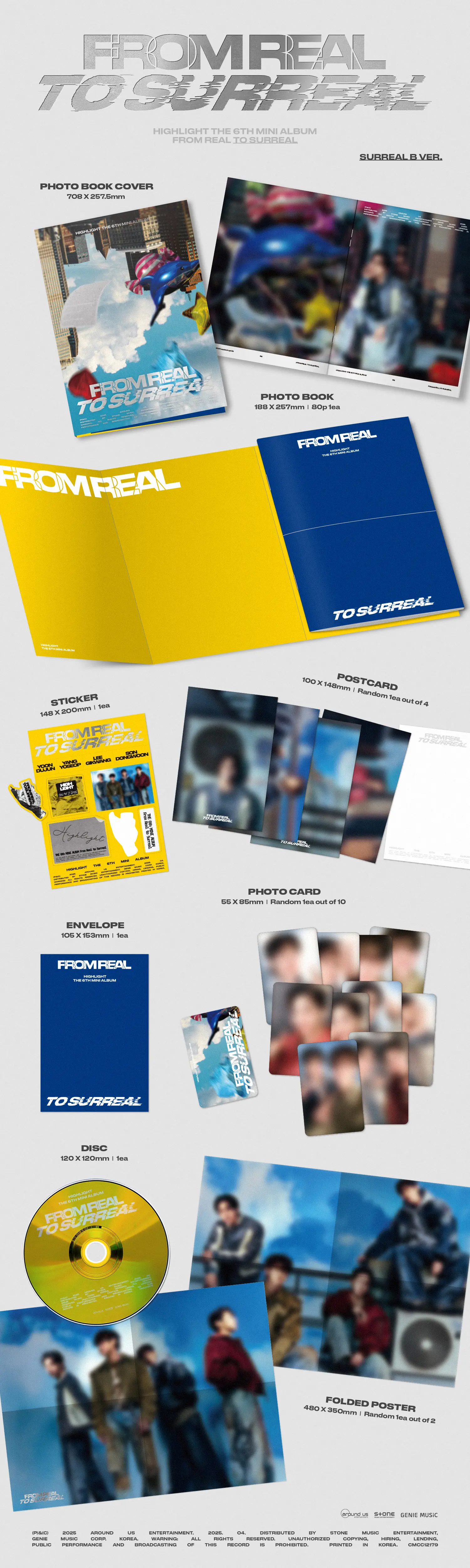 HIGHLIGHT THE 6TH MINI ALBUM - FROM REAL TO SURREAL