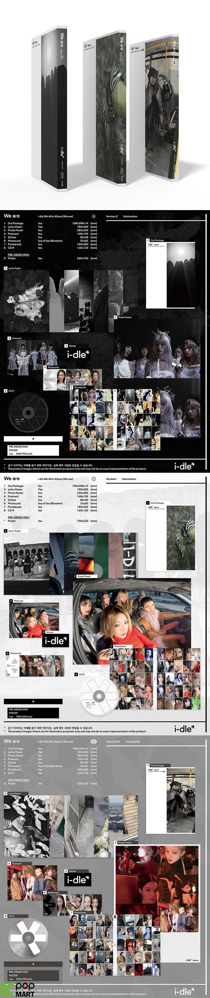 I-DLE - 8TH MINI ALBUM: WE ARE