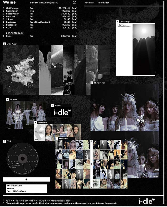 I-DLE - 8TH MINI ALBUM: WE ARE