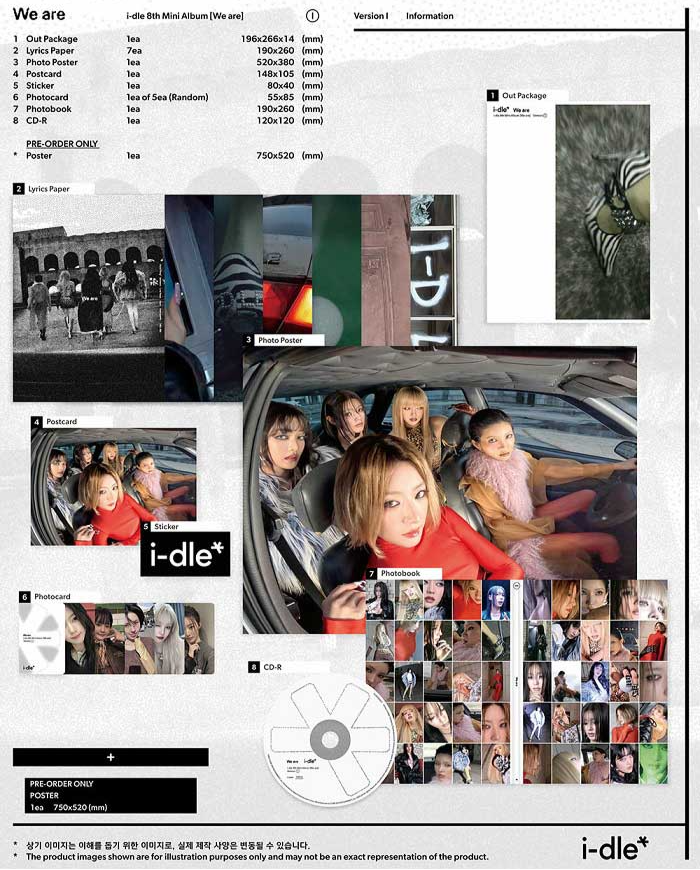 I-DLE - 8TH MINI ALBUM: WE ARE