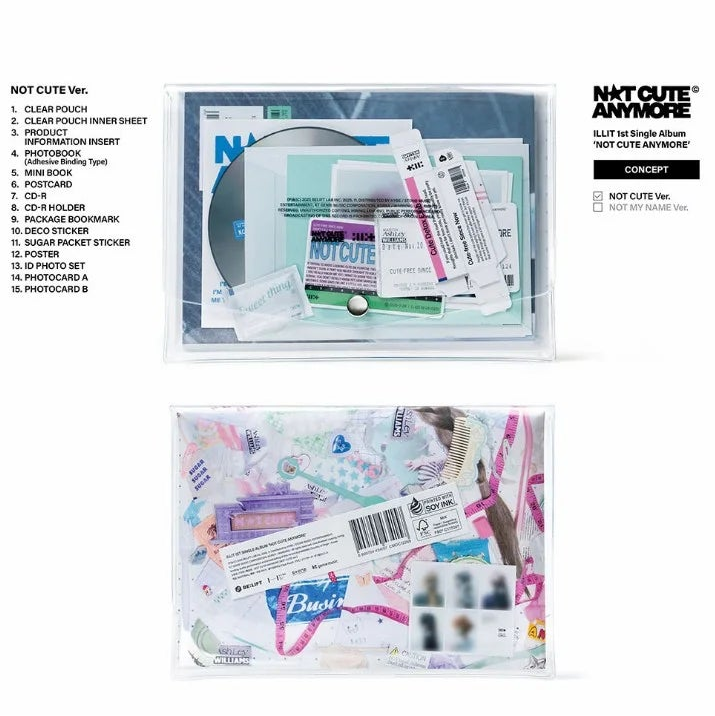 ILLIT 1ST SINGLE ALBUM - NOT CUTE ANYMORE