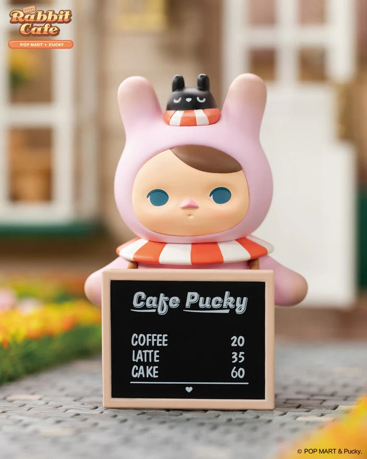 POP MART Authentic PUCKY Rabbit Cafe Series Mystery Box 12 Design (1 Piece)