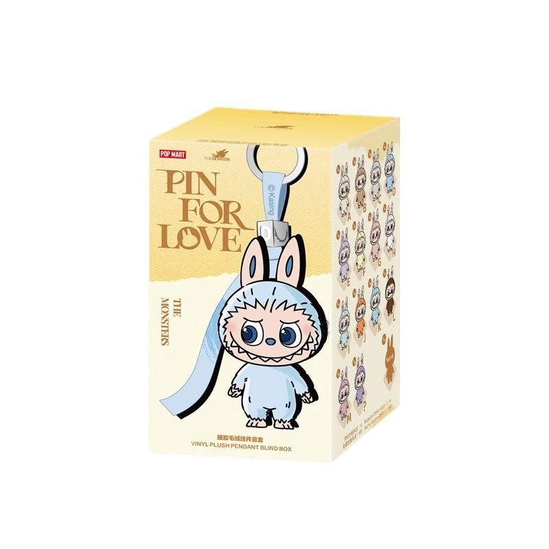 POP MART Authentic THE MONSTERS Labubu Mini Plush Pin For Love A-M (Mystery)