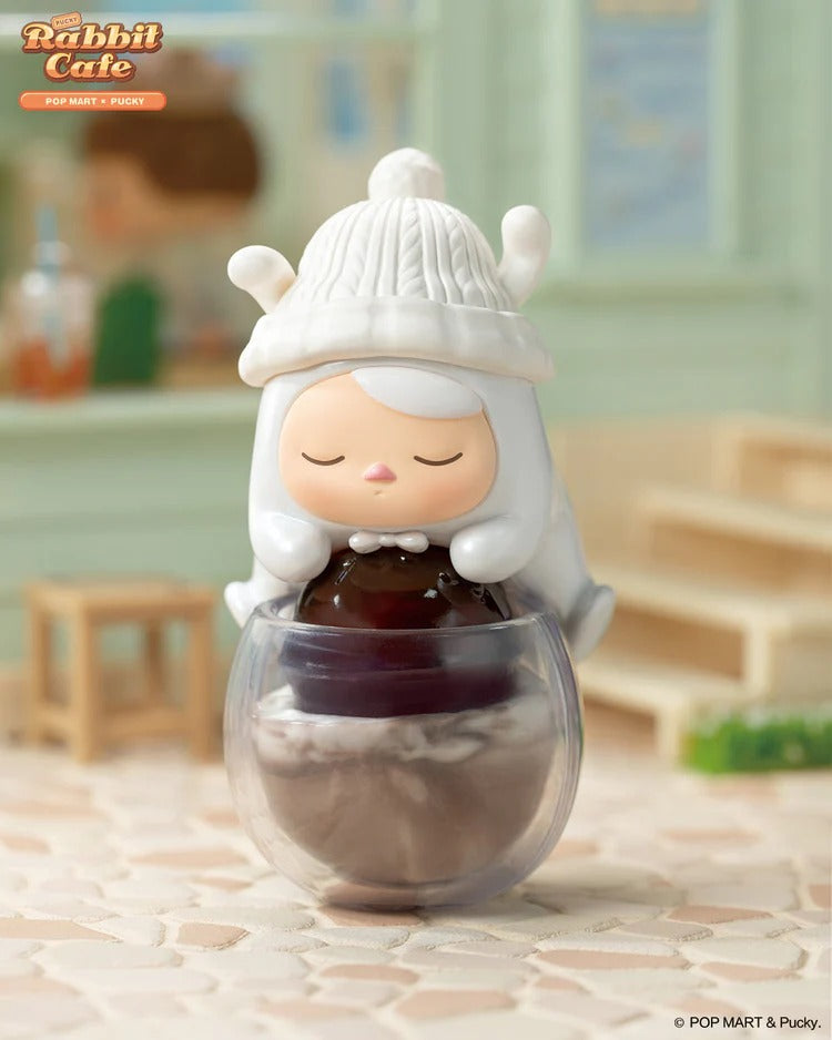 POP MART Authentic PUCKY Rabbit Cafe Series Mystery Box 12 Design (1 Piece)