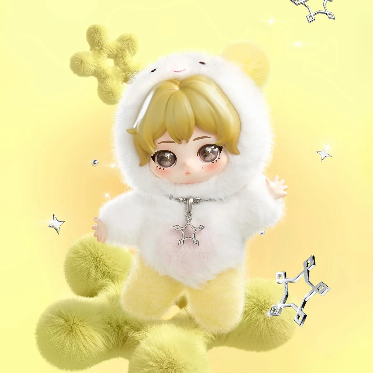 POP MART x Aespa Authentic Fluffy Club Series Vinyl Plush Mystery Box 4 Designs