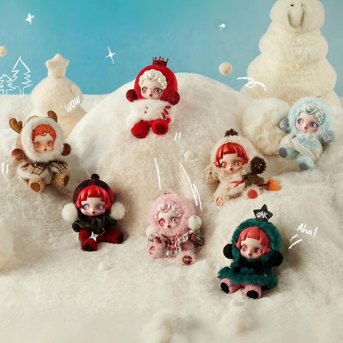 POP MART Authentic Skullpanda Winter Mystery Box 6 Design (1 Piece)