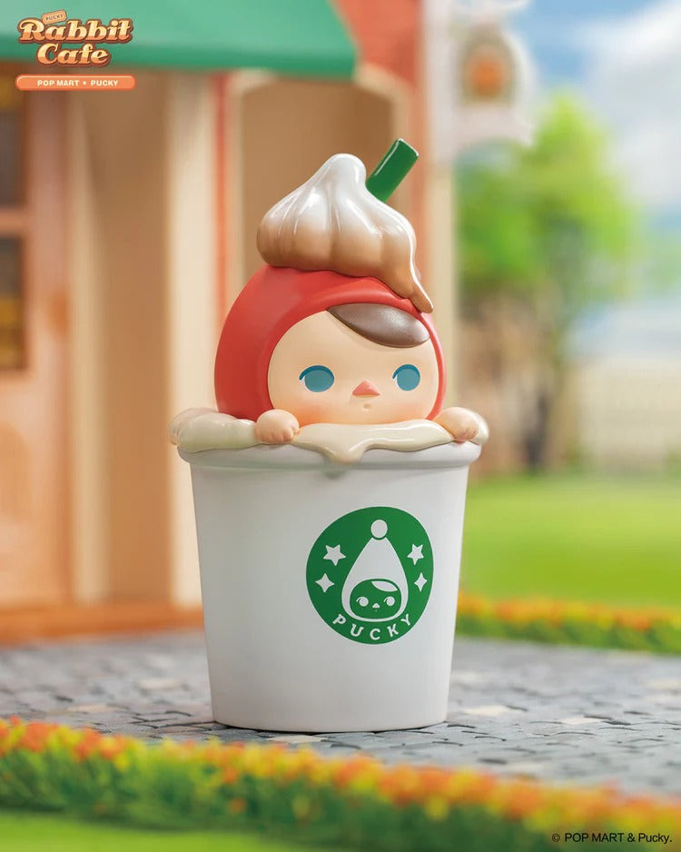 POP MART Authentic PUCKY Rabbit Cafe Series Mystery Box 12 Design (1 Piece)