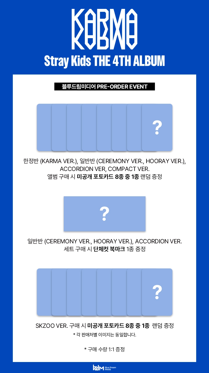 STRAY KIDS 4TH ALBUM - KARMA (COMPACT VER.)