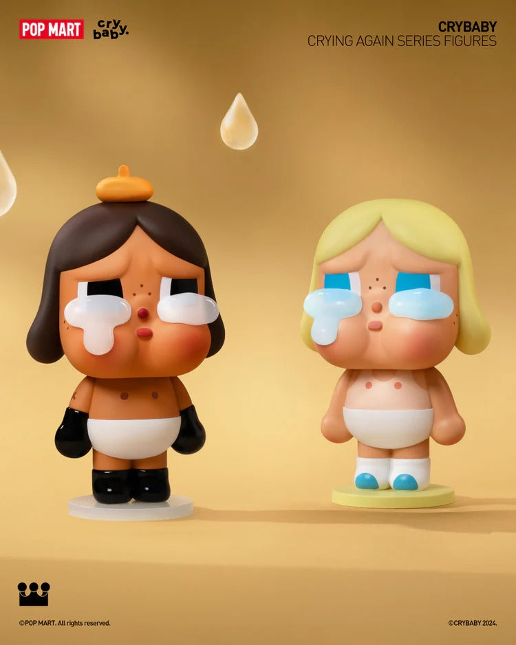 POP MART Authentic CRYBABY Crying Again Series Figures 12 Design Mystery Box (1 Piece)