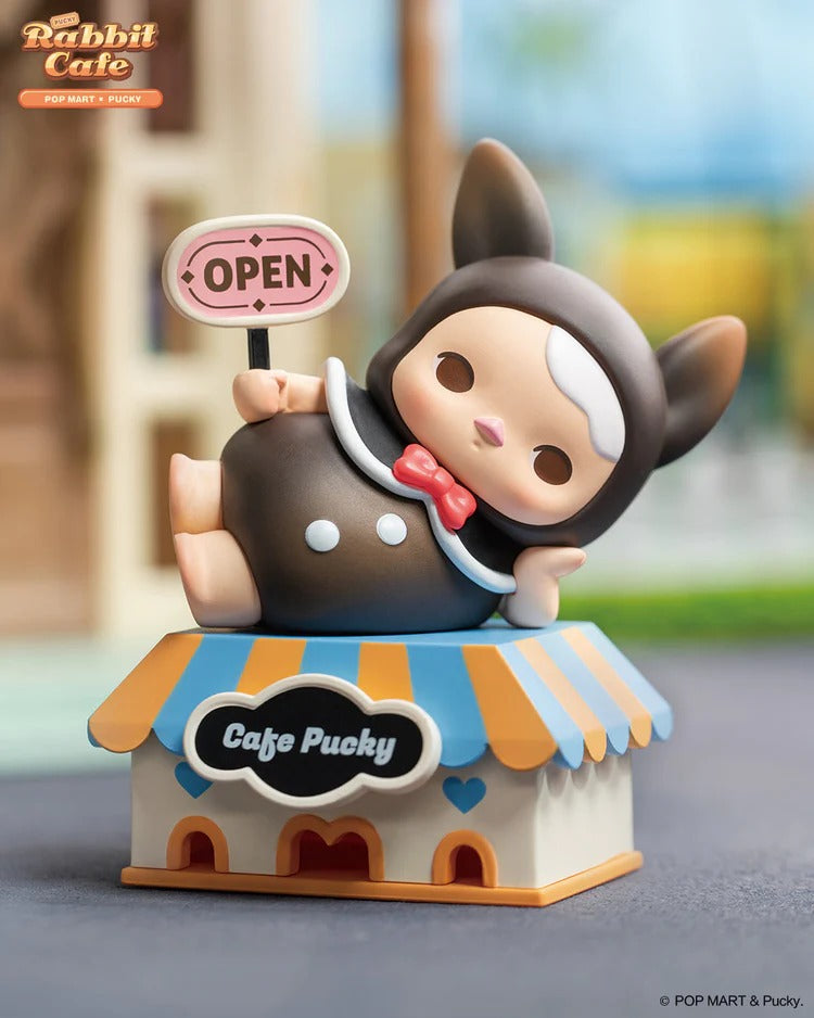 POP MART Authentic PUCKY Rabbit Cafe Series Mystery Box 12 Design (1 Piece)
