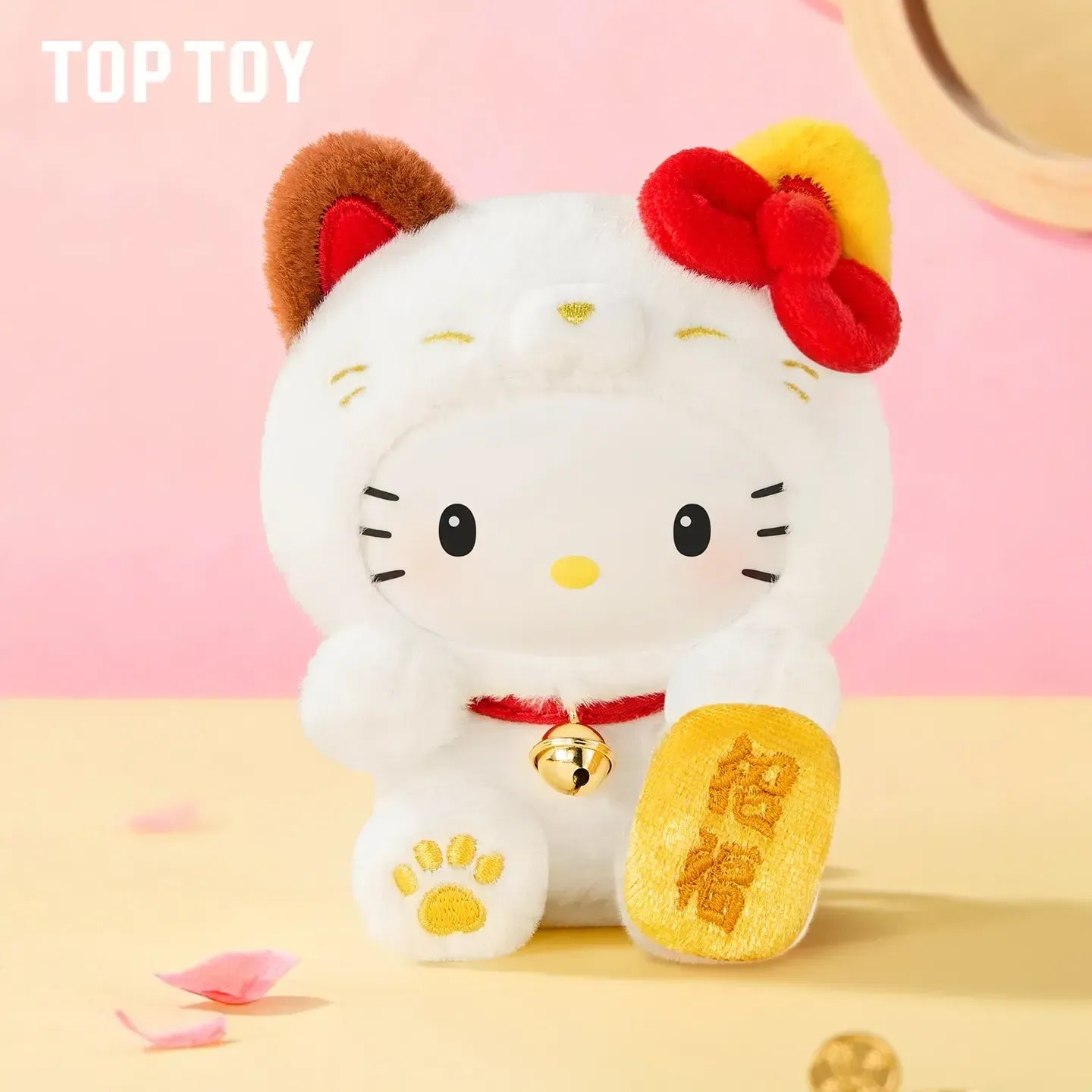 TOP TOY X SANRIO Lucky Cat Series Plush Keychain Mystery Box 8 Designs