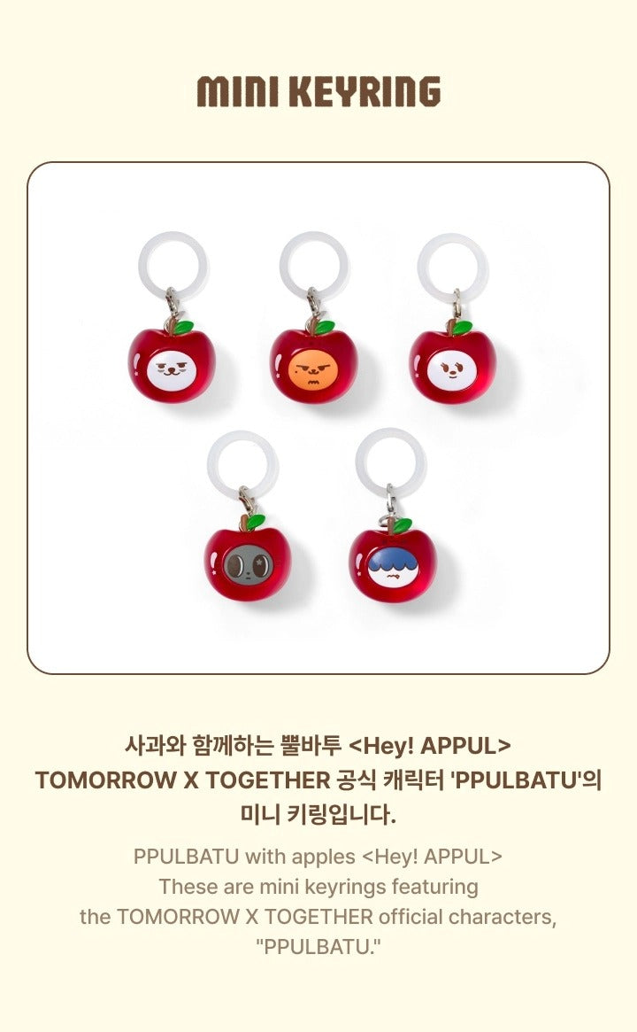 TXT - PPULBATU <HEY! APPUL> MINI KEYRING OFFICIAL MD