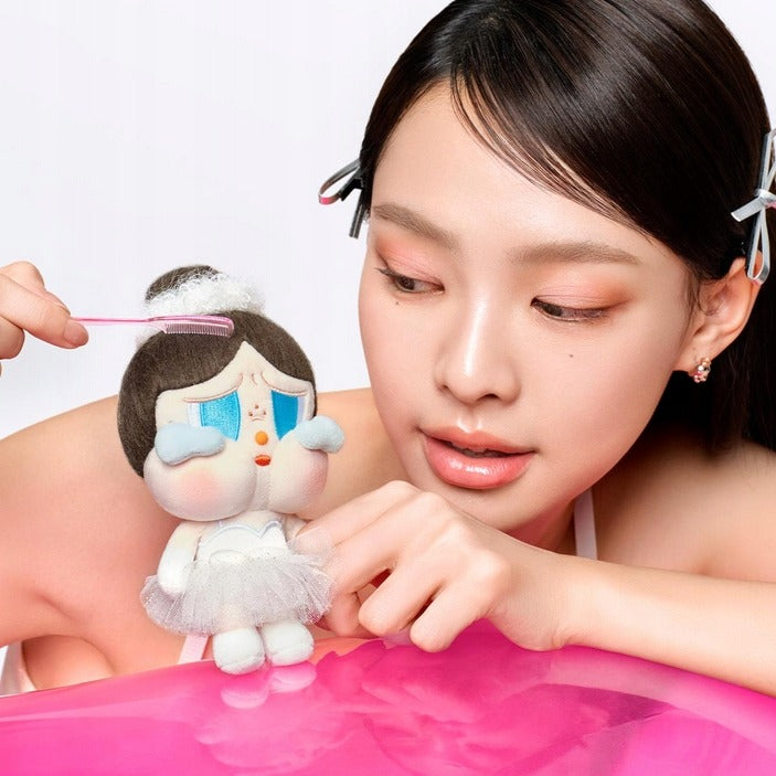 POP MART Authentic CryBaby Shiny White Plush