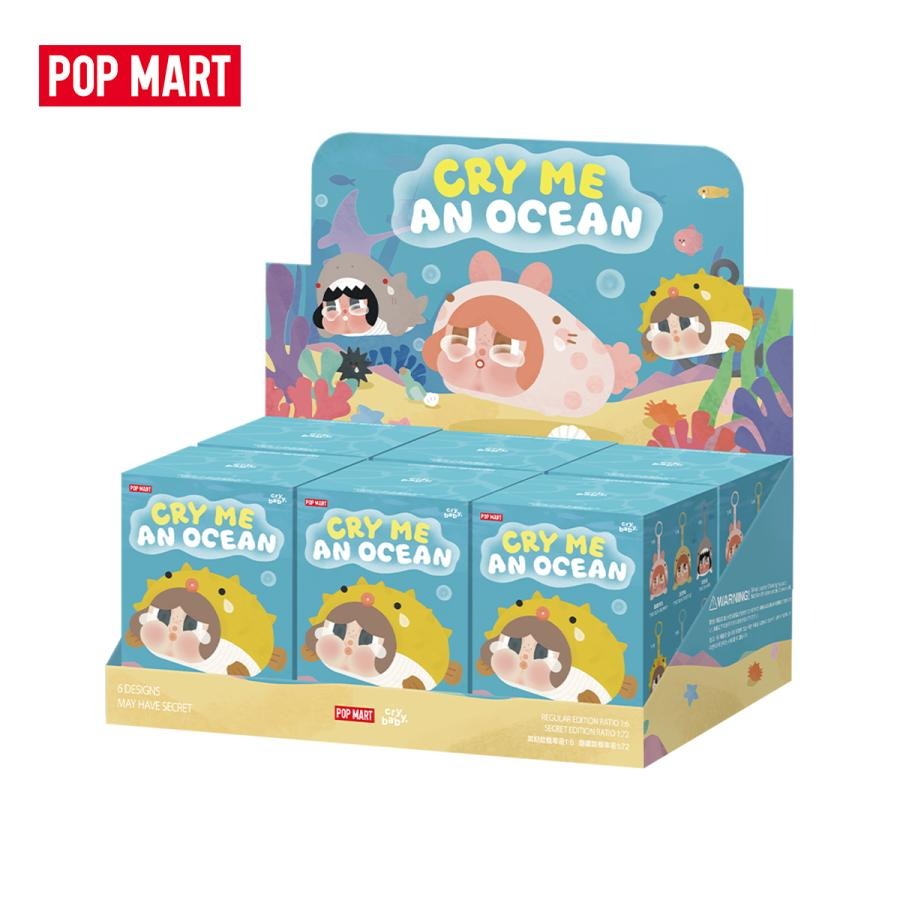 POP MART Authentic CRYBABY Cry Me An Ocean Series Plush Mystery Box 6 Designs