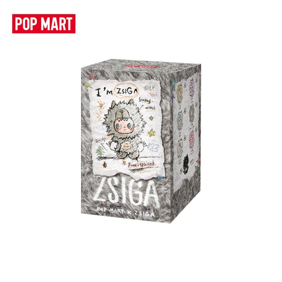 POP MART Authentic ZSIGA I'm Zsiga Series Plush Pendant Mystery Box 6 Designs