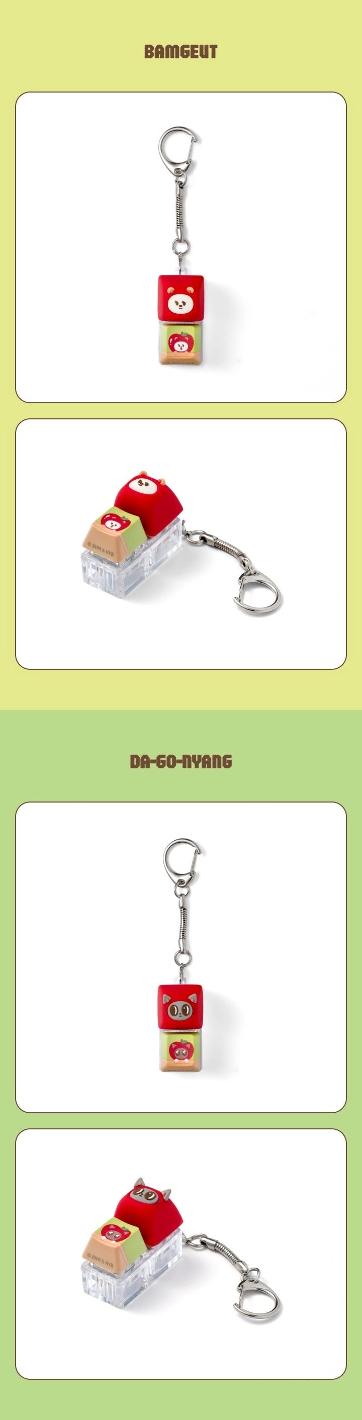 TXT - PPULBATU <HEY! APPUL> KEYCAP KEYRING OFFICIAL MD