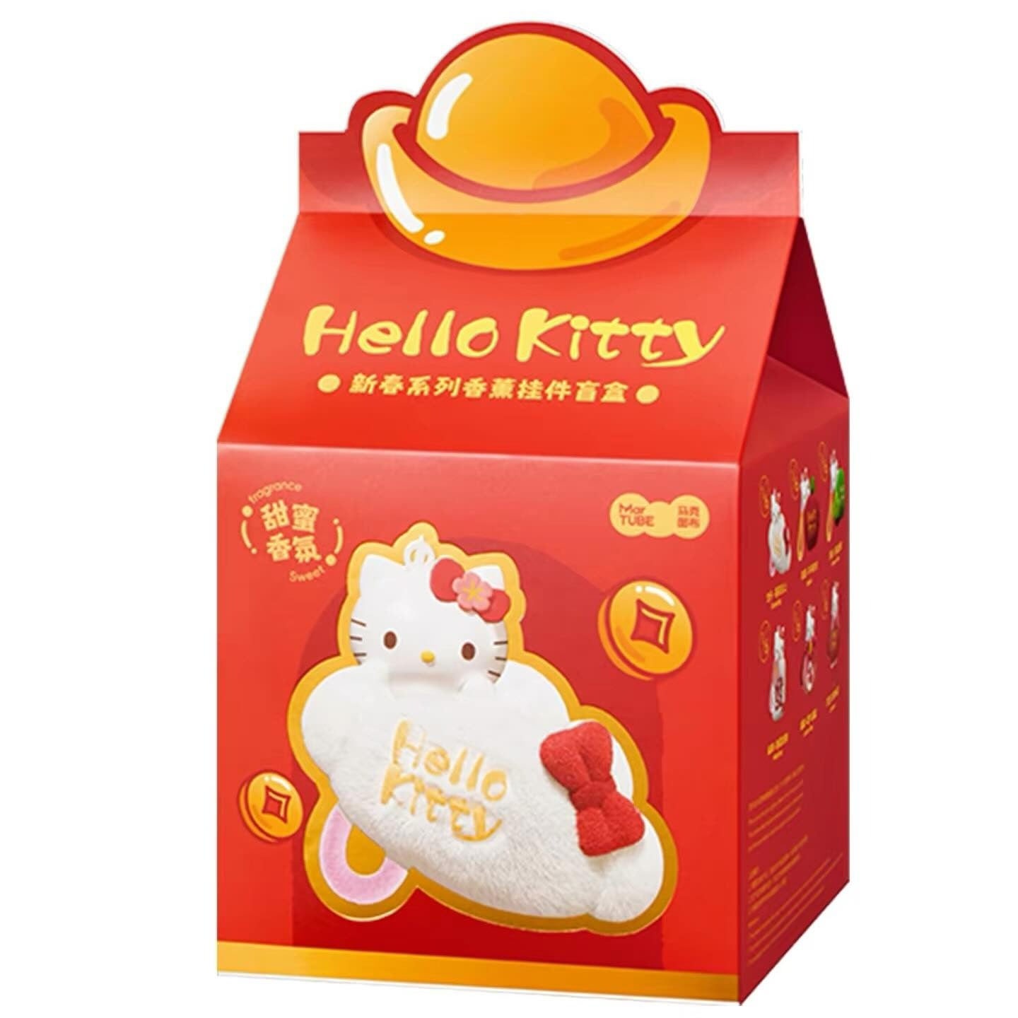 SANRIO Authentic Hello Kitty Chinese New Year Series Fragrance Ornament Mystery Box 6 Designs