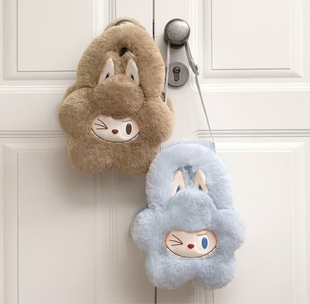 POP MART Authentic THE MONSTERS Labubu Flower Plush Bag