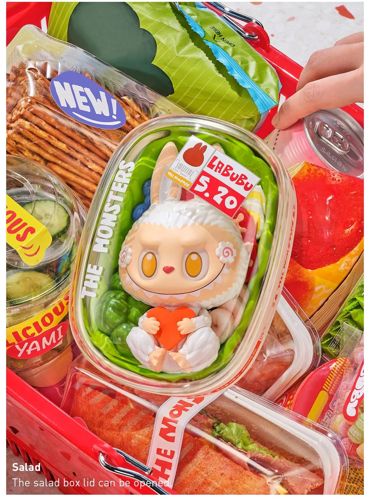 POP MART Authentic THE MONSTERS Labubu Wacky Mart Confirmed Box 12 Design (1 Piece)