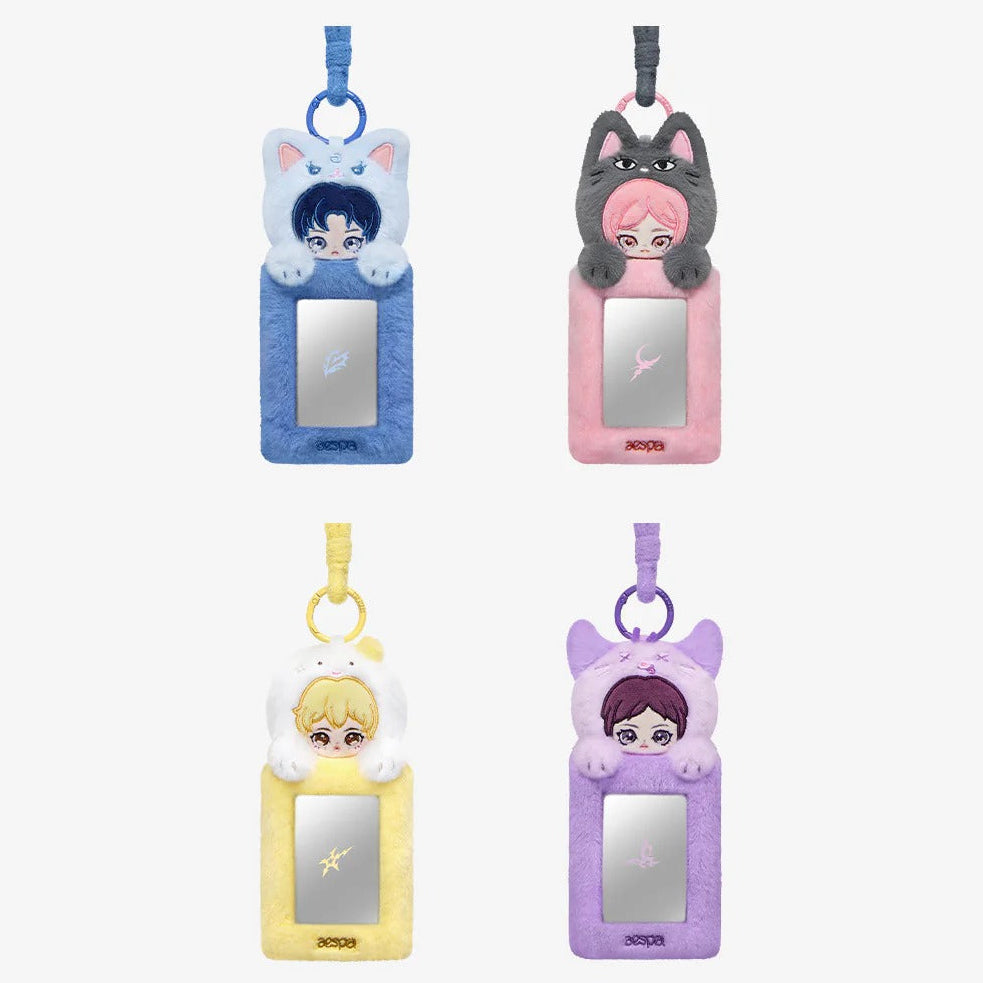 POP MART Authentic Aespa Fluffy Club Series Card Holder