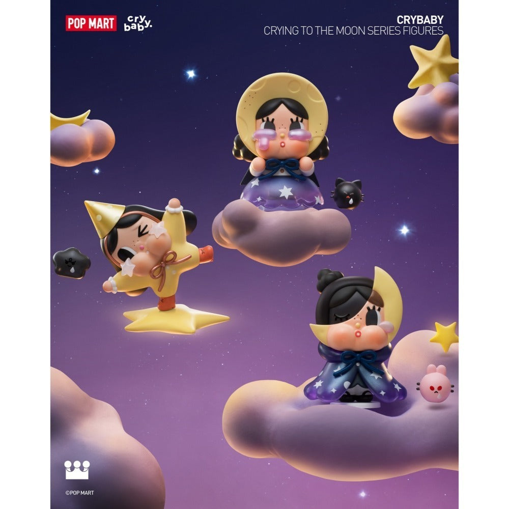 POP MART Authentic CRYBABY Crying To The Moon Figure Mystery Box 12 Designs
