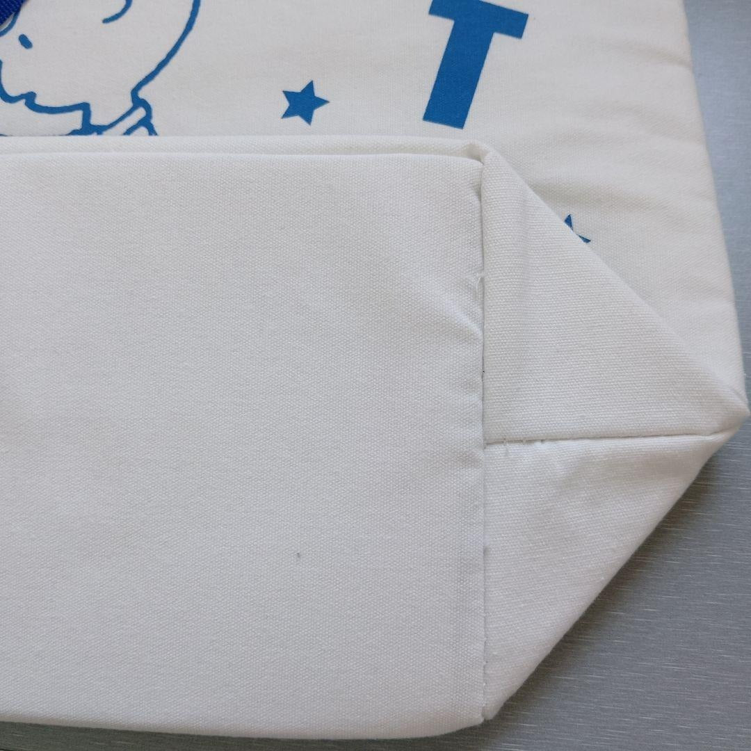 PEANUT SNOOPY© Blue Canvas Alpha Tote Bag (Japan Edition)