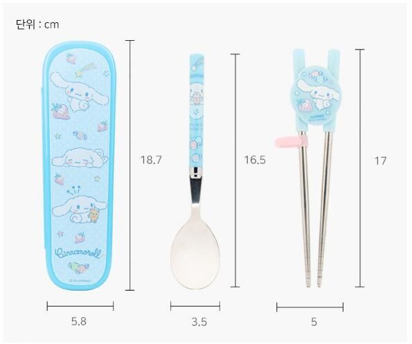 SANRIO© Spoon & Chopsticks Set (Korea Edition)