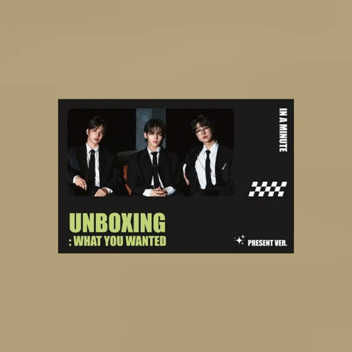IN A MINUTE 1ST SINGLE ALBUM - UNBOXING: 'WHAT YOU WANTED'