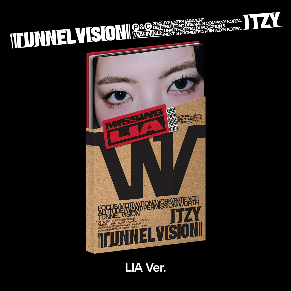 ITZY - TUNNEL VISION (MEMBER VER.)