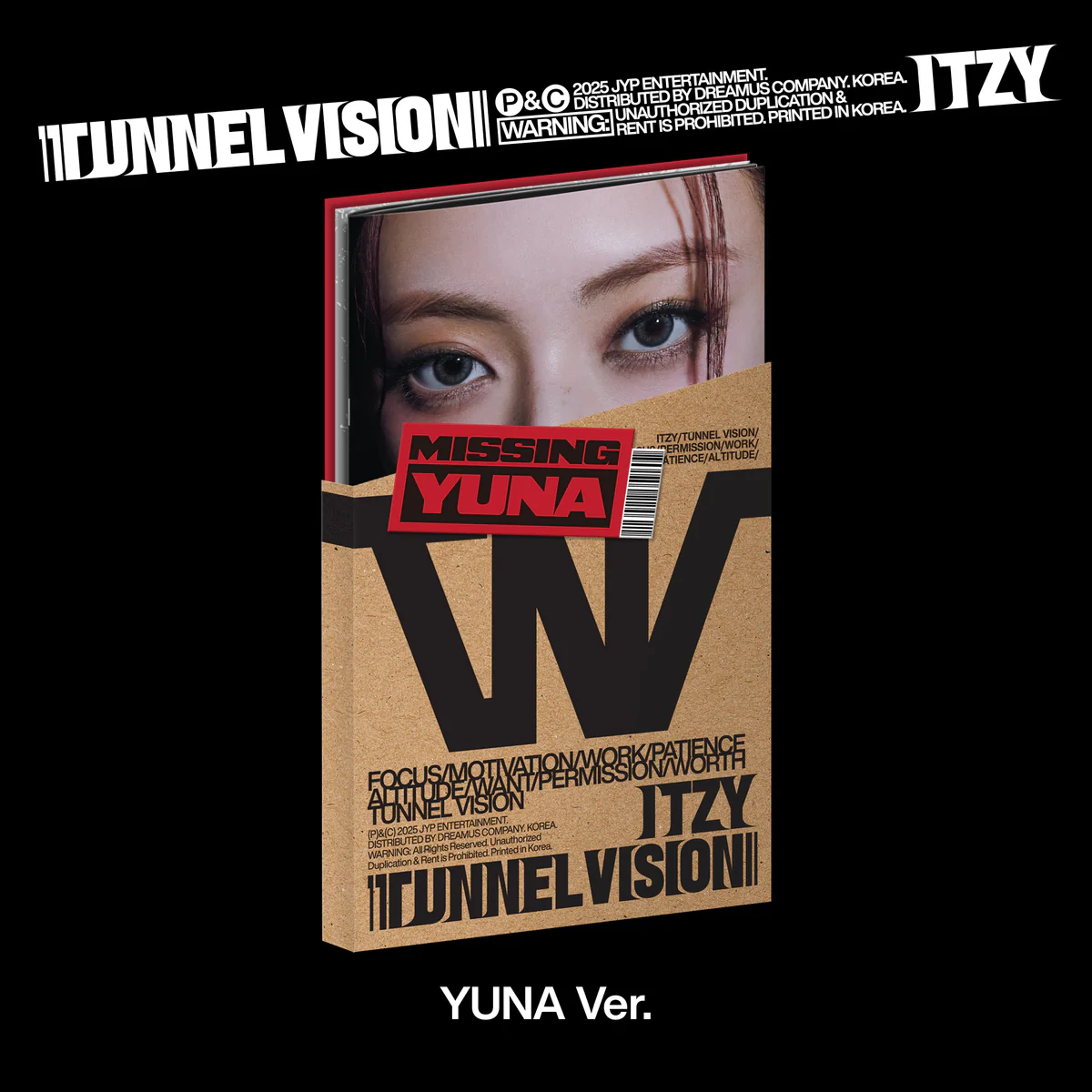 ITZY - TUNNEL VISION (MEMBER VER.)