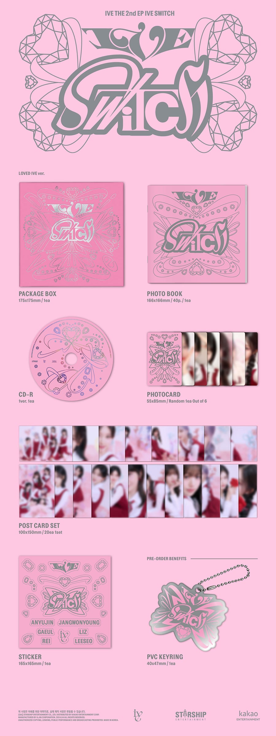 IVE 2ND EP ALBUM- IVE SWITCH
