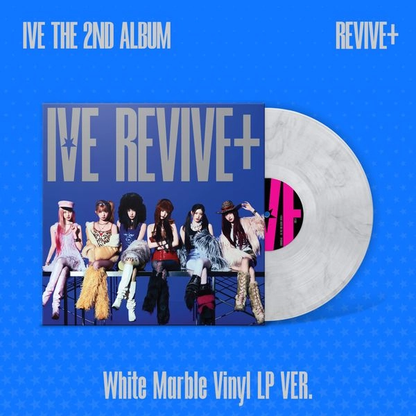IVE 2ND ALBUM - REVIVE+ (WHITE MARBLE VINYL LP VER) (LIMITED EDITION)