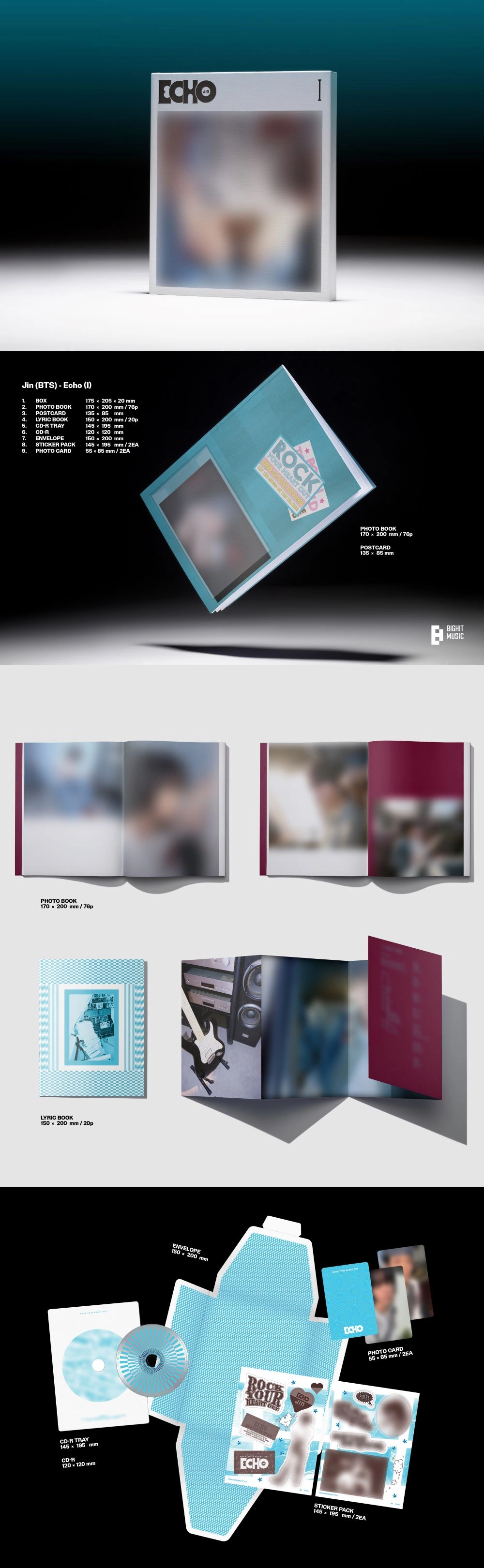 JIN (BTS) 2ND MINI ALBUM - ECHO