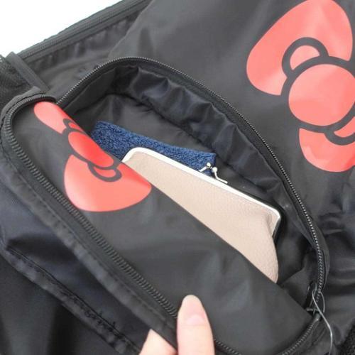 SANRIO© Hello Kitty Black Foldable Backpack (Japan Edition)